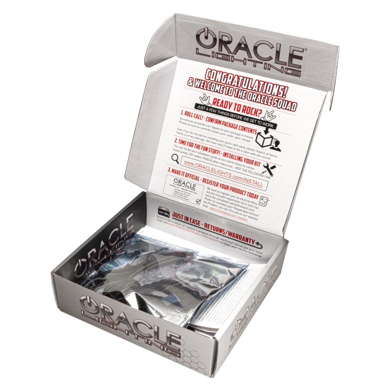 BMW 3 Series Headlight Halo Kit - ORACLE Lighting - LED Projector - Blue - `06-`11